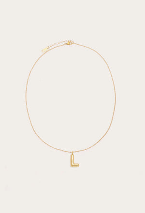 Petit Moments Initial Necklace | Gold
