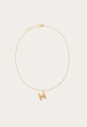 Petit Moments Initial Necklace | Gold