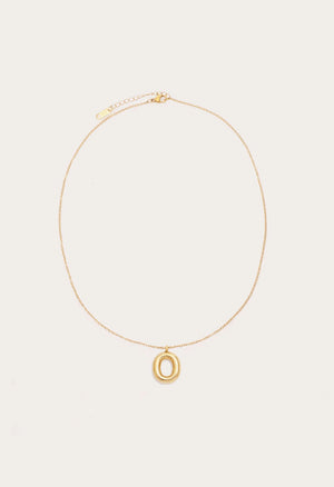 Petit Moments Initial Necklace | Gold