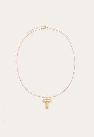 Petit Moments Initial Necklace | Gold