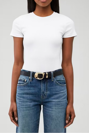 Petit Moments Link Belt | Black/Gold