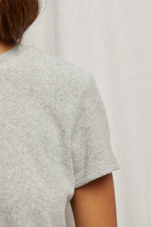 Perfect White Tee Eve Loop Terry Tee | Heather Grey