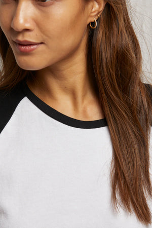Perfect White Tee Britt | White/Black