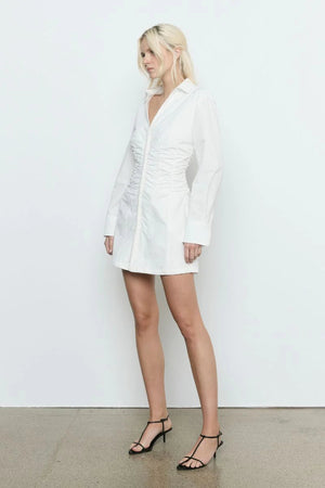 Sovere Incarnation Shirt Dress | Chalk
