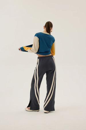 Araminta James Daytona Long Sleeve Top | Washed Black