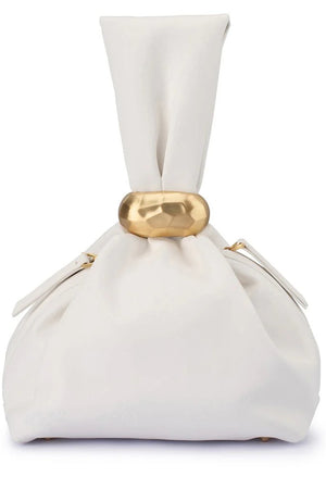 Olga Berg The Lenni Pouch Bag | White