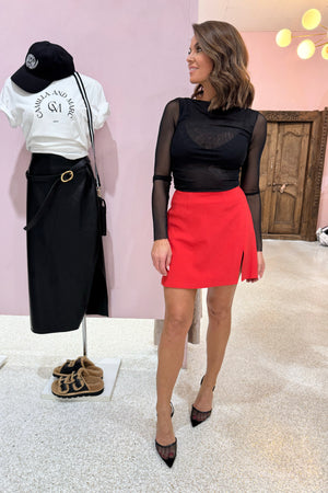 Nookie Caroline Mini Skirt | Red