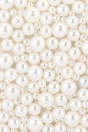 Olga Berg The Valentina Pearl Clutch Bag | Pearl/Silver