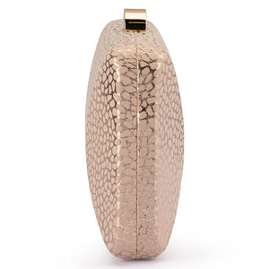 Olga Berg The Frankie Embossd Clutch | Natural