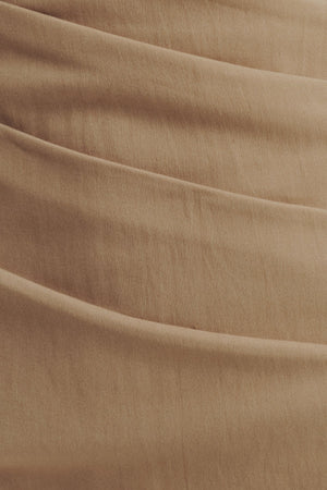 Shona Joy Lani Draped Halter Maxi Dress | Pebble