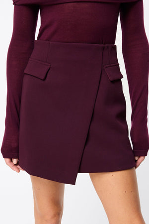 Mossman On My Way Mini Skirt | Cherry Lacuquer