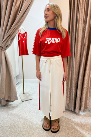 Araminta James Tiva Snap Skirt | Coconut