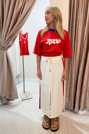 Araminta James Rico Oversized Tee | Apple Red