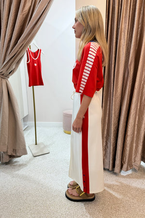 Araminta James Tiva Snap Skirt | Coconut