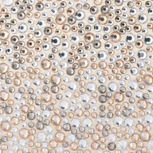 Olga Berg The Shira Hotfix Clutch | Champagne