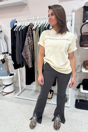 C&M Camilla & Marc Capella Logo Tee | Bone