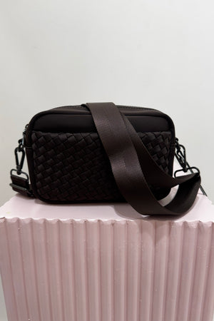 Sol And Selene Inspiration Woven Neoprene Bag | Chocolate