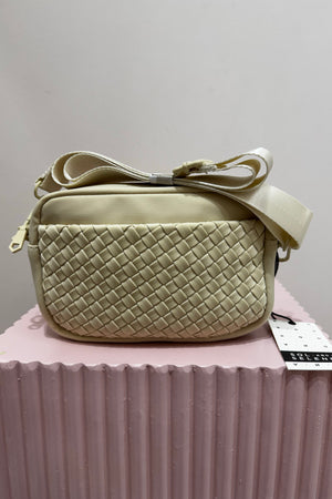 Sol And Selene Inspiration Woven Neoprene Bag | Cream