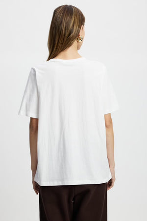 C&M Camilla & Marc Odessa Graphic Tee | Soft White