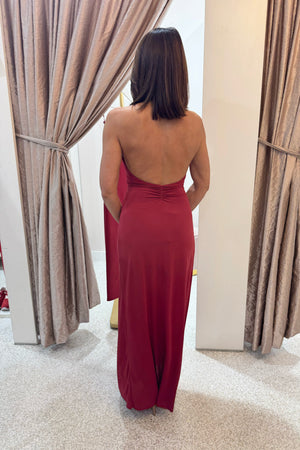 Bec + Bridge Susie Plunge Maxi Dress | Cherry