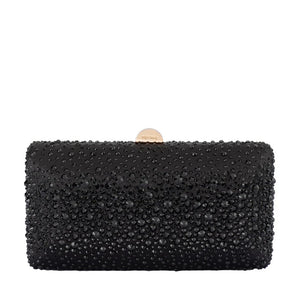 Olga Berg The Kira Hotfix Clutch | Black