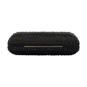 Olga Berg The Kira Hotfix Clutch | Black