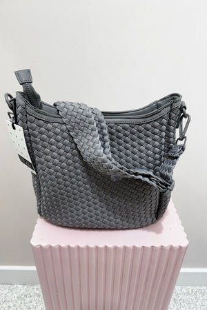 Sol And Selene Kismet Bag Woven Neoprene | Fog
