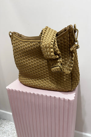 Sol And Selene Kismet Bag Woven Neoprene | Nude