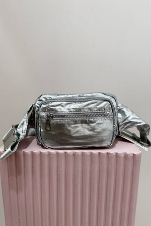 Sol And Selene Hip Hugger Belt Bag | Silver
