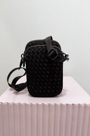 Sol And Selene Divide And Conquer Woven Cross Body Bag | Chocolate