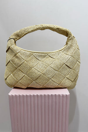 Sol And Selene Dare To Dream Large Woven Bag | Cream Straw