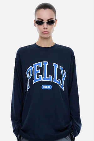 Ena Pelly Long Sleeve Pelly Tee | Ink