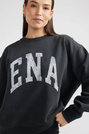 Ena Pelly Lilly Oversized Sweater Collegiate | Vintage Black