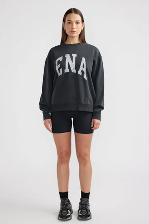 Ena Pelly Lilly Oversized Sweater Collegiate | Vintage Black