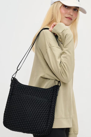 Sol And Selene Kismet Bag Woven Neoprene | Black