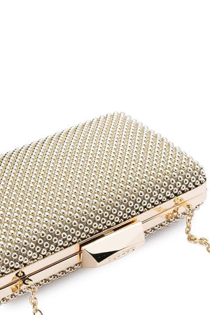 Olga Berg Natasha Ball Mesh Pod | Light Gold