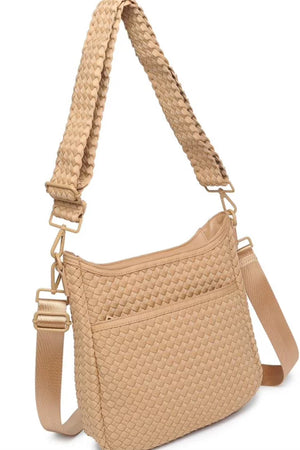 Sol And Selene Kismet Bag Woven Neoprene | Nude