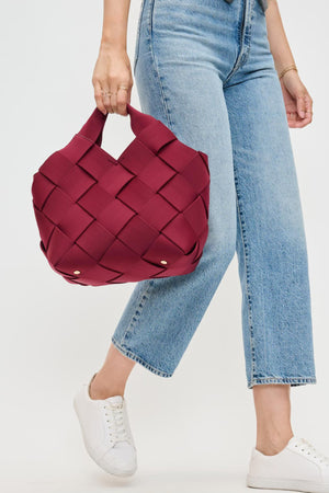 Sol And Selene Resilience Woven Neoprene Bag | Wine