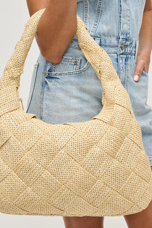Sol And Selene Dare To Dream Large Woven Bag | Cream Straw