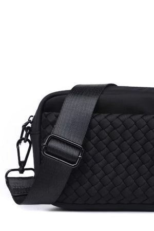 Sol And Selene Inspiration Woven Neoprene Bag | Black