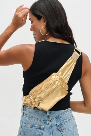 Sol And Selene Hip Hugger Belt Bag | Gold