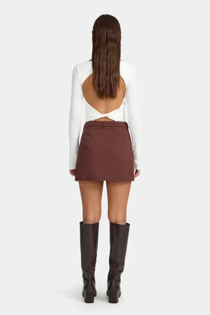 Ownley Jane Jersey Top | White