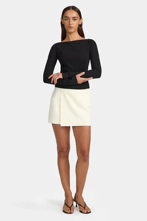 Ownley Jane Jersey Top | Black