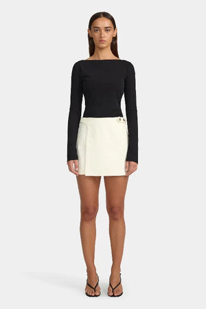 Ownley Jane Jersey Top | Black