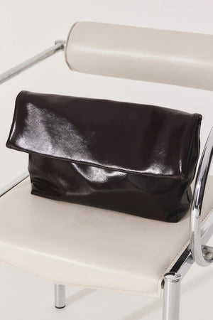 Billini Rylee Clutch Bag | Merlot Crinkle Patent