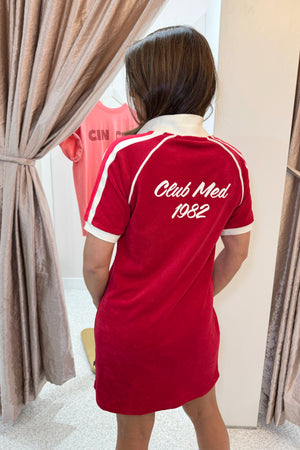 Araminta James Rhodes Terry Dress | Cherry Pie