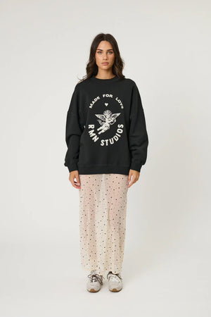 Remain Lovestruck Crew | Washed Black