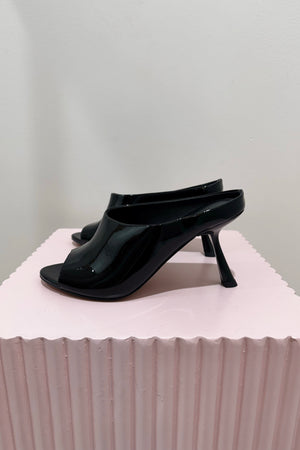 Lana Wilkinson Sloane Mule | Black Patent