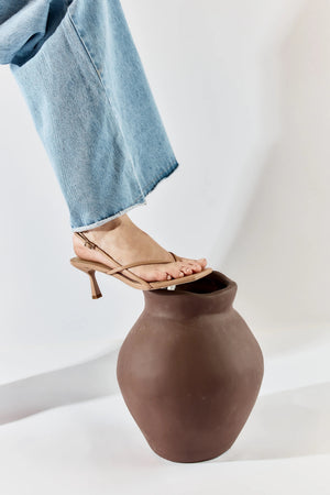 Siren Santorini Strappy Thong | Almond Tan