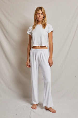 Perfect White Tee Katie Pant | White